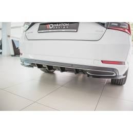 Maxton - Rajout du pare-chocs arriere Skoda Superb Mk3 FL Noir Brillant
