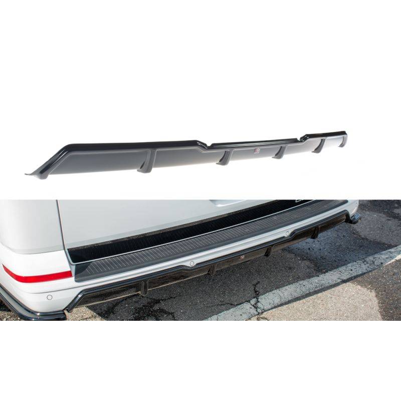 Maxton - Rajout du pare-chocs arriere Volkswagen T6 Noir Brillant