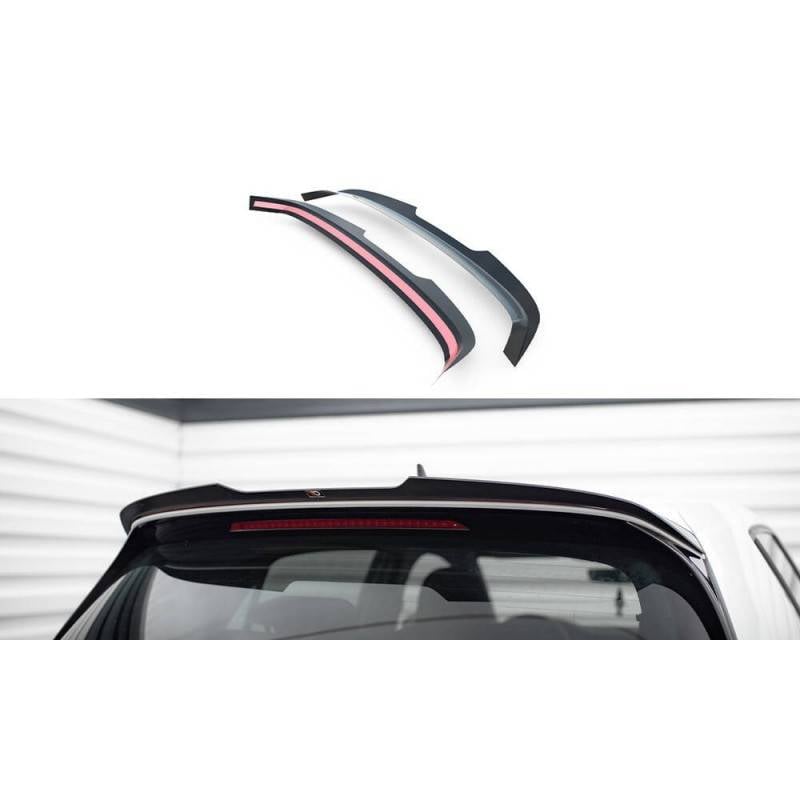 Maxton - Spoiler Cap V.2 Volkswagen Golf 7 R / R-Line / GTI Noir Brillant