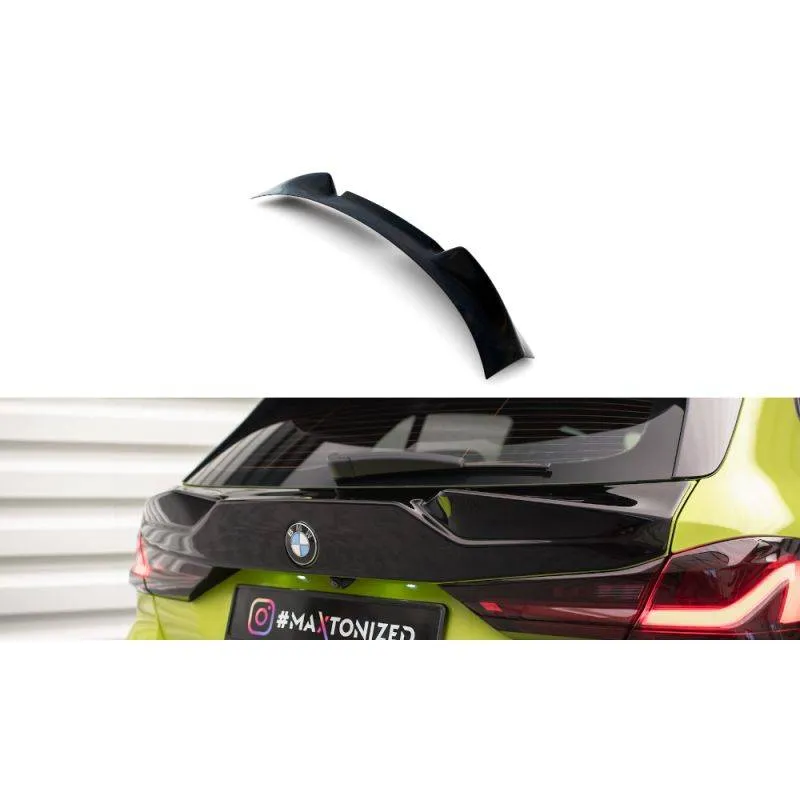 Maxton - Le prolongement de la lunette arrière BMW 1 F40 M-Pack / M135i Noir  Brillant