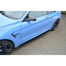 Maxton - Set des diffeuseur des bas de caisse V.1 BMW M4 F82 Noir Brillant