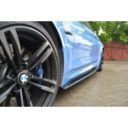 Maxton - Set des diffeuseur des bas de caisse V.1 BMW M4 F82 Noir Brillant