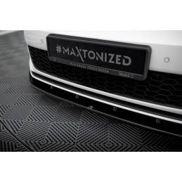 Maxton - LAME DU PARE-CHOCS AVANT VW GOLF VII GTI FACELIFT V.1 Noir Brillant