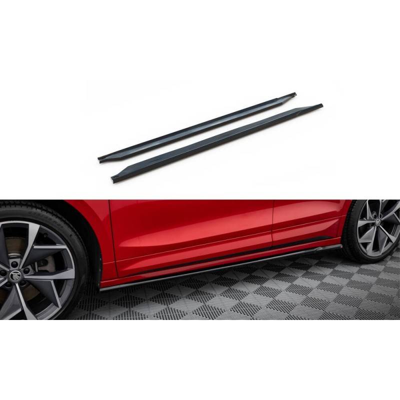 Maxton - Rajouts Des Bas De Caisse Skoda Enyaq Coupe iV RS, SK-EN-1-RS-C-SD1G Maxtondesign.fr