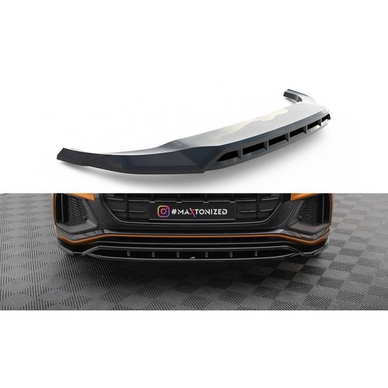 Maxton - Lame du pare-chocs avant / Splitter Audi Q8 S-line / SQ8 Mk1 Noir Brillant Maxton - Lame du pare-chocs avant / Splitter Audi Q8 S-line / SQ8 Mk1 Noir Brillant