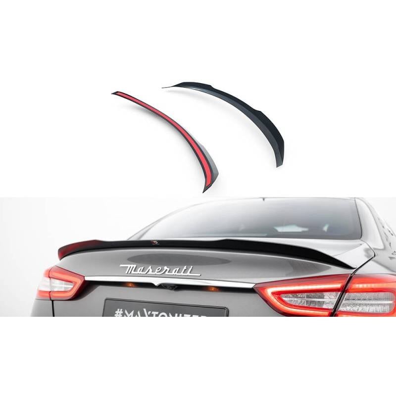 Maxton - BECQUET EXTENSION MASERATI QUATTROPORTE MK.6 AVANT FACELIFT Noir Brillant