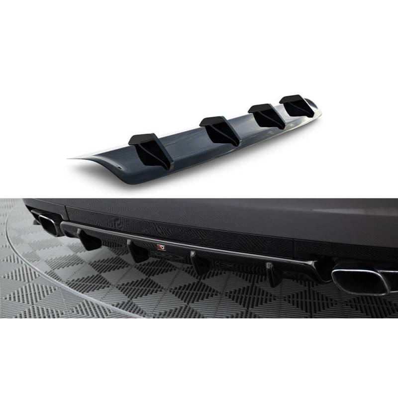 Maxton - RAJOUT DU PARE-CHOCS ARRIERE MASERATI QUATTROPORTE MK.6 AVANT FACELIFT Noir Brillant Maxton - RAJOUT DU PARE-CHOCS ARRIERE MASERATI QUATTROPORTE MK.6 AVANT FACELIFT Noir Brillant