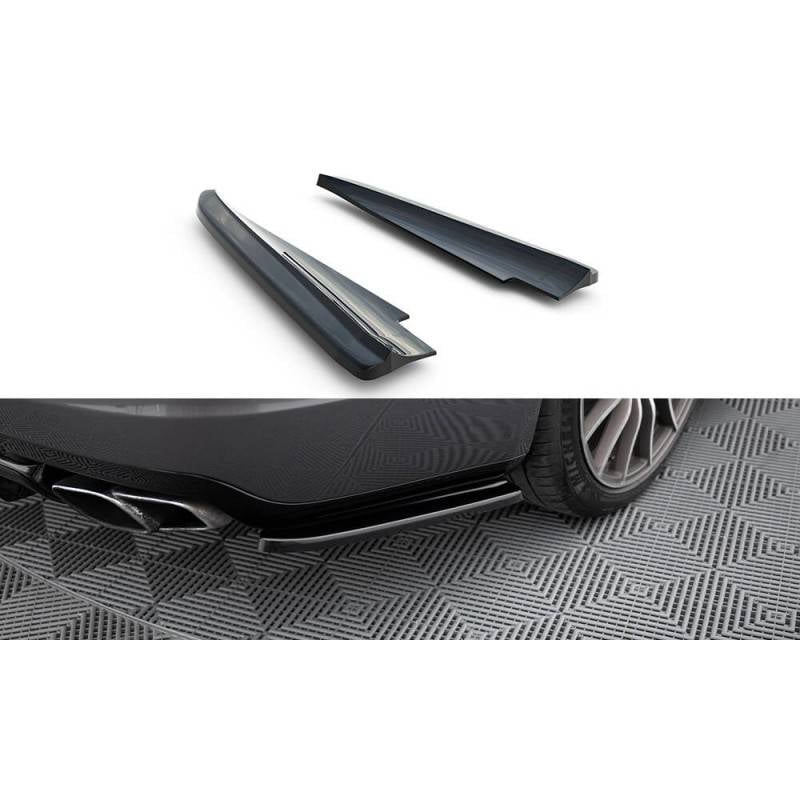 Maxton - LAME DU PARE-CHOCS ARRIERE MASERATI QUATTROPORTE MK.6 AVANT FACELIFT Noir Brillant Maxton - LAME DU PARE-CHOCS ARRIERE MASERATI QUATTROPORTE MK.6 AVANT FACELIFT Noir Brillant