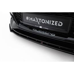 Maxton - Lame Du Pare-Chocs Avant / Splitter V.1 Audi RS5 F5 Coupe / Sportback Noir Brillant Maxton - Lame Du Pare-Chocs Avant / Splitter V.1 Audi RS5 F5 Coupe / Sportback Noir Brillant