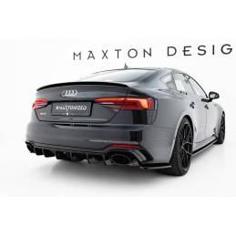 Maxton - Rajout Du Pare-Chocs Arriere Audi RS5 Coupe / Sportback F5 Noir Brillant