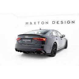 Maxton - Lame Du Pare-Chocs Arriere Audi RS5 Coupe F5 Noir Brillant Maxton - Lame Du Pare-Chocs Arriere Audi RS5 Coupe F5 Noir Brillant