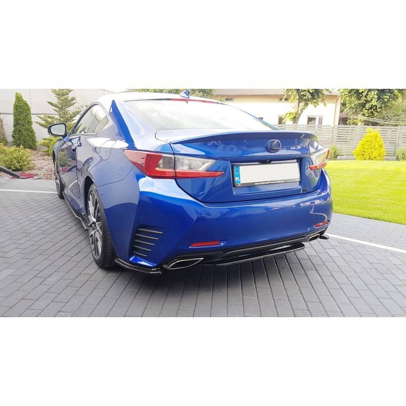 Maxton - CENTRAL Arriere Splitter Lexus Rc Mk1 Noir Brillant Maxton - CENTRAL Arriere Splitter Lexus Rc Mk1 Noir Brillant