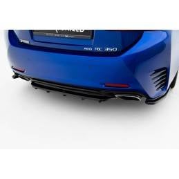 Maxton - CENTRAL Arriere Splitter (avec une barre verticale) Lexus Rc Mk1 Noir Brillant Maxton - CENTRAL Arriere Splitter (avec une barre verticale) Lexus Rc Mk1 Noir Brillant