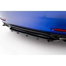 Maxton - CENTRAL Arriere Splitter (avec une barre verticale) Lexus Rc Mk1 Noir Brillant Maxton - CENTRAL Arriere Splitter (avec une barre verticale) Lexus Rc Mk1 Noir Brillant