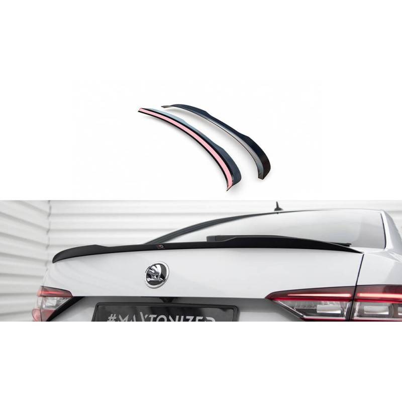 Maxton - Spoiler Cap V.2 Skoda Superb Mk3 / Mk3 FL Hatchback Noir Brillant Maxton - Spoiler Cap V.2 Skoda Superb Mk3 / Mk3 FL Hatchback Noir Brillant