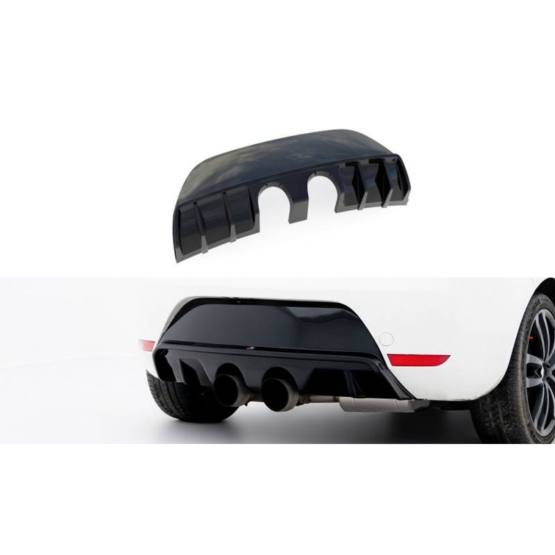 Maxton - RAJOUT DU PARE-CHOCS ARRIERE Seat Leon 2 Cupra/ Fr Noir Brillant Maxton - RAJOUT DU PARE-CHOCS ARRIERE Seat Leon 2 Cupra/ Fr Noir Brillant