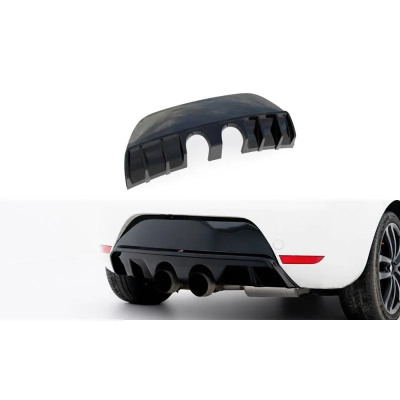 Protection De Seuil Arrière ABS Pour Seat Leon (5F) ST 2013-2016 - Noir - Facile à Poser Avec Ruban 3M