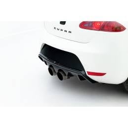Maxton - RAJOUT DU PARE-CHOCS ARRIERE Seat Leon 2 Cupra/ Fr Noir Brillant Maxton - RAJOUT DU PARE-CHOCS ARRIERE Seat Leon 2 Cupra/ Fr Noir Brillant