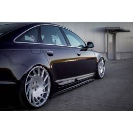 Maxton - RAJOUTS DES BAS DE CAISSE POUR AUDI A6 C6 S-LINE (AVANT FACELIFT/FACELIFT) Noir Brillant Maxton - RAJOUTS DES BAS DE CAISSE POUR AUDI A6 C6 S-LINE (AVANT FACELIFT/FACELIFT) Noir Brillant