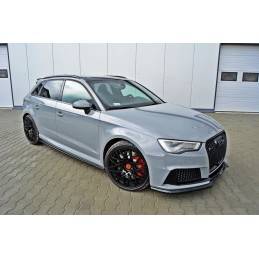 Maxton - Rajouts Des Bas De Caisse Pour Audi RS3 8V Sportback Noir Brillant