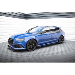 Maxton - Rajouts Des Bas De Caisse Pour Audi RS6 C7 / C7 FL Noir Brillant Maxton - Rajouts Des Bas De Caisse Pour Audi RS6 C7 / C7 FL Noir Brillant