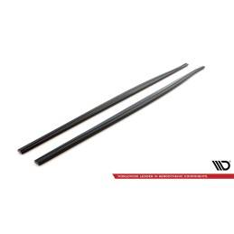 Maxton - RAJOUTS DES BAS DE CAISSE POUR V.1 BMW 1 F20 M135i / M140i / M-Pack Noir Brillant