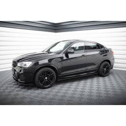 Maxton - RAJOUTS DES BAS DE CAISSE POUR BMW X4 M-PACK Noir Brillant Maxton - RAJOUTS DES BAS DE CAISSE POUR BMW X4 M-PACK Noir Brillant