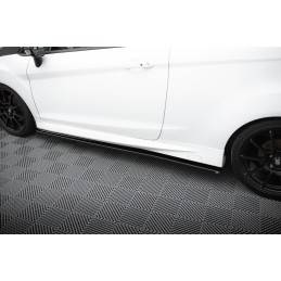 Maxton - Rajouts Des Bas De Caisse Pour Ford Fiesta ST / ST-Line Mk7 / Mk7 FL Noir Brillant