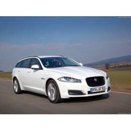 Maxton - RAJOUTS DES BAS DE CAISSE POUR JAGUAR XF X250 (APRES FACELIFT) Noir Brillant