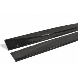 Maxton - RAJOUTS DES BAS DE CAISSE MASERATI GRANTURISMO 2007-2011 Noir Brillant