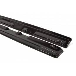 Maxton - RAJOUTS DES BAS DE CAISSE POUR MAZDA 3 MK2 MPS Noir Brillant