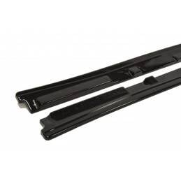 Maxton - RAJOUTS DES BAS DE CAISSE POUR MAZDA 3 MK2 MPS Noir Brillant