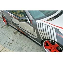 Maxton - RAJOUTS DES BAS DE CAISSE POUR MERCEDES CL-CLASS C215 Noir Brillant