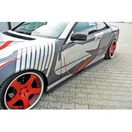 Maxton - RAJOUTS DES BAS DE CAISSE POUR MERCEDES CL-CLASS C215 Noir Brillant