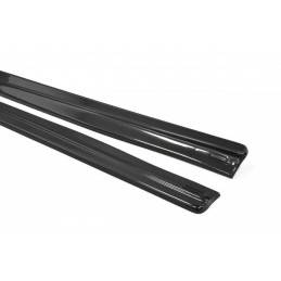 Maxton - RAJOUTS DES BAS DE CAISSE POUR MERCEDES CL-CLASS C215 Noir Brillant