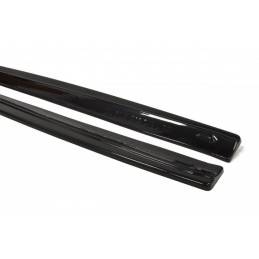 Maxton - RAJOUTS DES BAS DE CAISSE POUR SEAT LEON MK2 MS DESIGN Noir Brillant