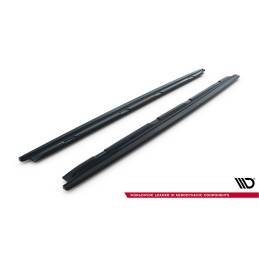 Maxton - Rajouts Des Bas De Caisse Pour Skoda Octavia RS Mk3 / Mk3 FL Hatchback / Kombi Noir Brillant