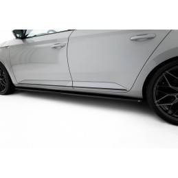 Maxton - Rajouts Des Bas De Caisse Pour Skoda Superb Liftback / Combi Mk3 Noir Brillant