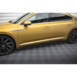 Maxton - RAJOUTS DES BAS DE CAISSE POUR Volkswagen Arteon R-Line Noir Brillant