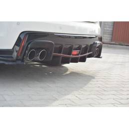 Maxton - RAJOUT DU PARE-CHOCS ARRIERE HONDA CIVIC IX TYPE R Noir Brillant