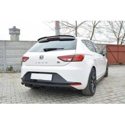 Maxton - RAJOUT DU PARE-CHOCS ARRIERE SEAT LEON III FR Noir Brillant
