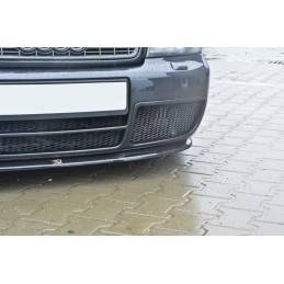 Maxton - LAME DU PARE-CHOCS AVANT AUDI S4 B5 Noir Brillant