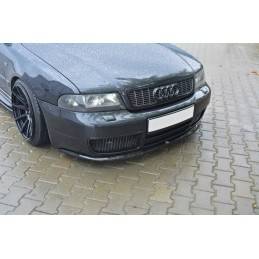 Maxton - LAME DU PARE-CHOCS AVANT AUDI S4 B5 Noir Brillant