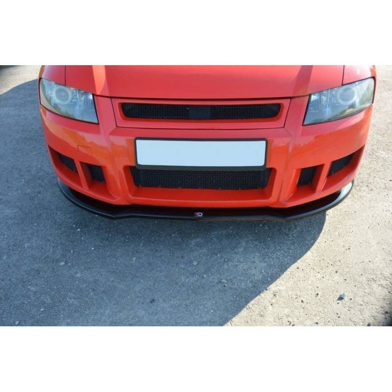 Maxton - LAME DU PARE-CHOCS AVANT STILO SCHUMACHER VERSION Noir Brillant