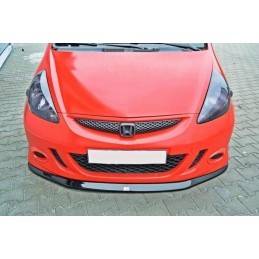 Maxton - LAME DE PARE-CHOCS AVANT v.1 HONDA JAZZ MK1 Noir Brillant