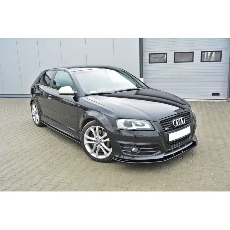 Maxton - Lame Du Pare-Chocs Avant V.2 Audi S3 8P FL Noir Brillant Maxton - Lame Du Pare-Chocs Avant V.2 Audi S3 8P FL Noir Brillant