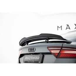 Maxton - Spoiler Cap Audi A7 / S7 / A7 S-Line C7 / C7 Facelift Noir Brillant Maxton - Spoiler Cap Audi A7 / S7 / A7 S-Line C7 / C7 Facelift Noir Brillant