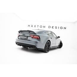 Maxton - Spoiler Cap Audi A7 / S7 / A7 S-Line C7 / C7 Facelift Noir Brillant Maxton - Spoiler Cap Audi A7 / S7 / A7 S-Line C7 / C7 Facelift Noir Brillant