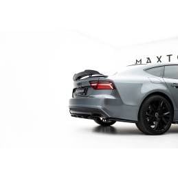 Maxton - Spoiler Cap Audi A7 / S7 / A7 S-Line C7 / C7 Facelift Noir Brillant Maxton - Spoiler Cap Audi A7 / S7 / A7 S-Line C7 / C7 Facelift Noir Brillant