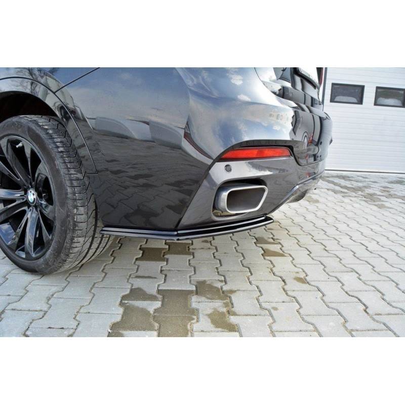 Maxton - LAME DU PARE CHOCS ARRIERE BMW X6 F16 MPACK Noir Brillant